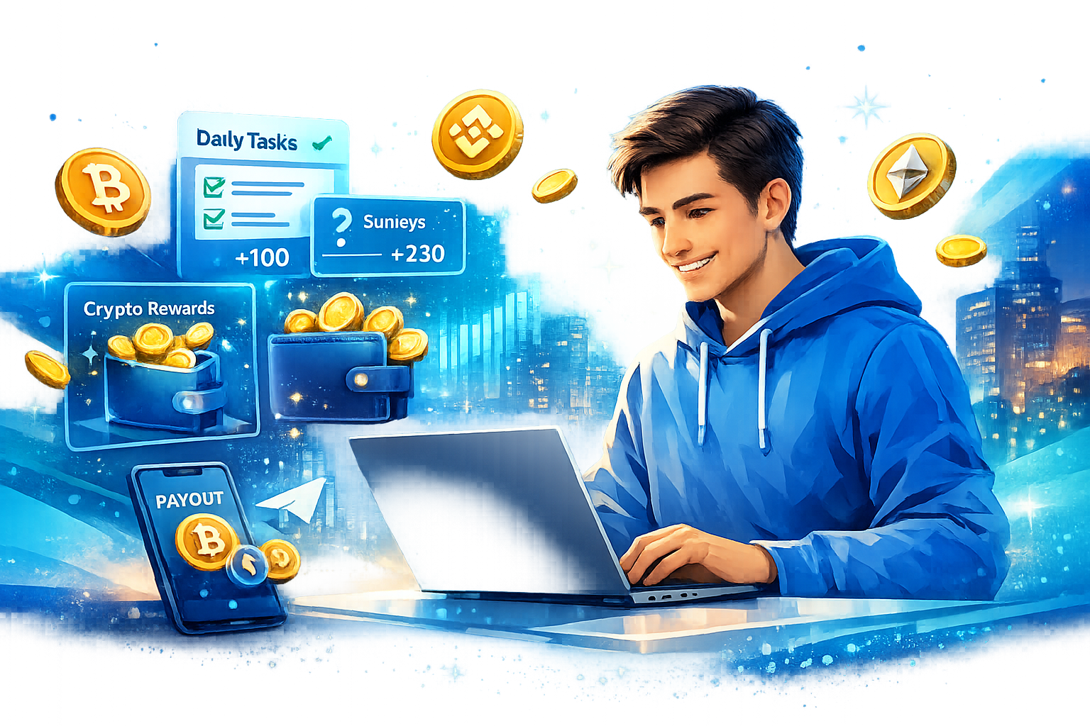 Earn free crypto with HeroFaucet