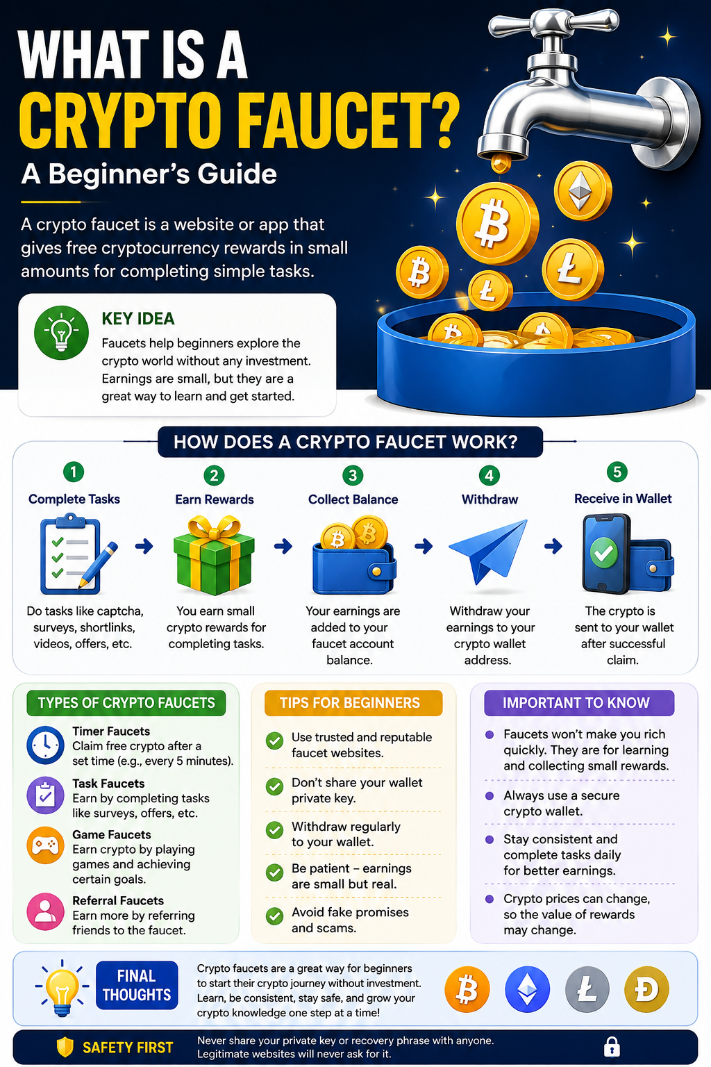 What Is a Crypto Faucet? How Crypto Faucets Work