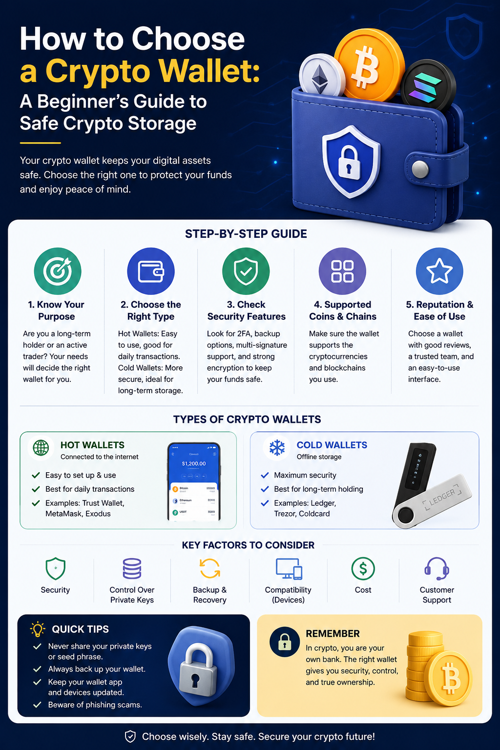 How to Choose a Crypto Wallet: A Beginner’s Guide to Safe Crypto Storage